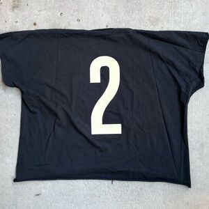 Kanye West Vultures “2” Men’s Oversized Black Boxy Tshirt 2-3XL 31x29